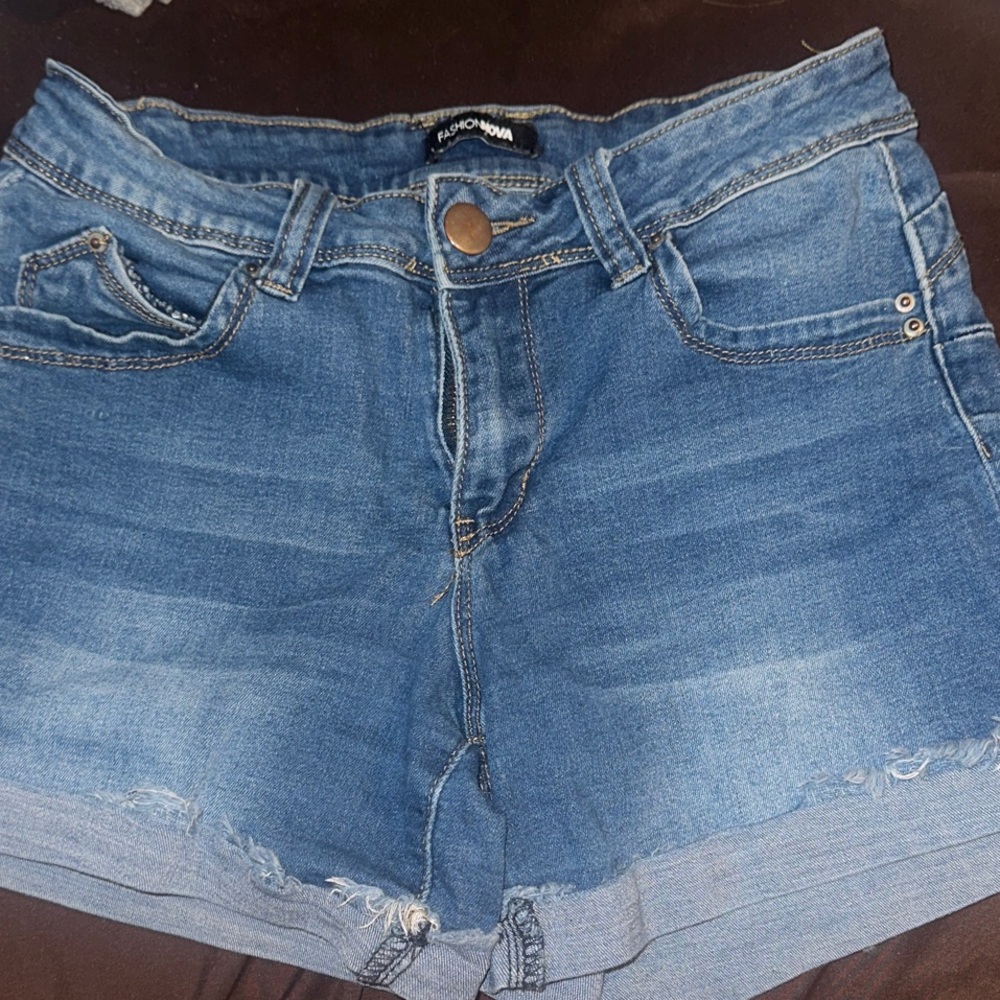Fashion Nova Classic Blue Jean Shorts